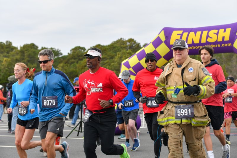 The starting group at the Tunnel to Towers race. DAVE FREDERICK PHOTOS