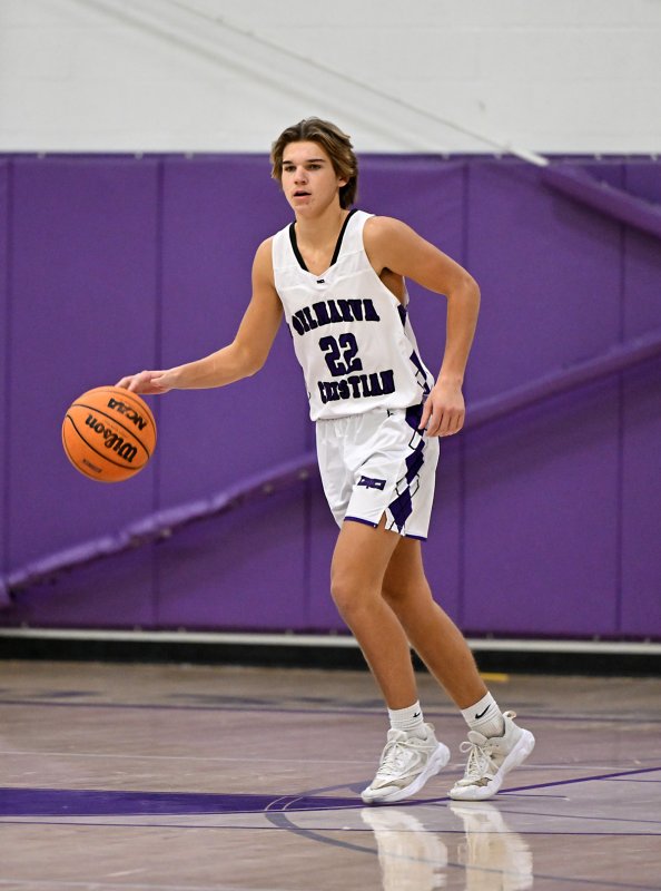 Royals junior Joshua LoRusso controls play in the mid-court.