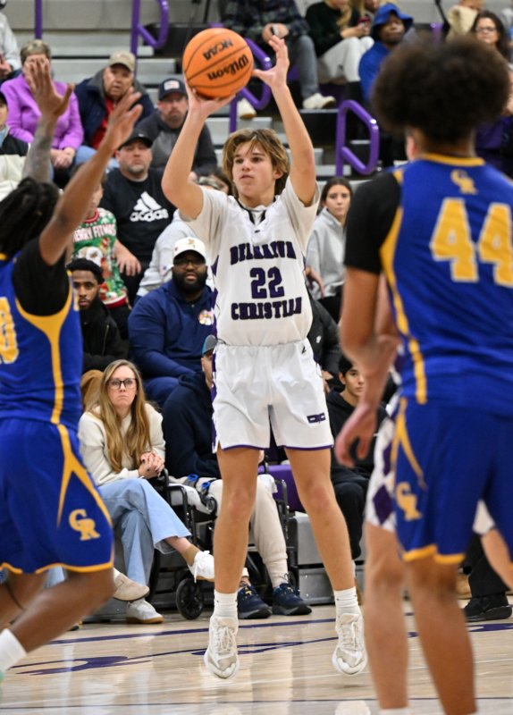 Royals junior Joshua LoRusso takes a three.