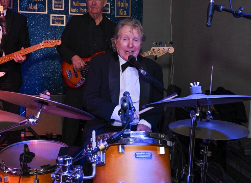 Drummer Ed Shockley holds down the beat for The Funsters.