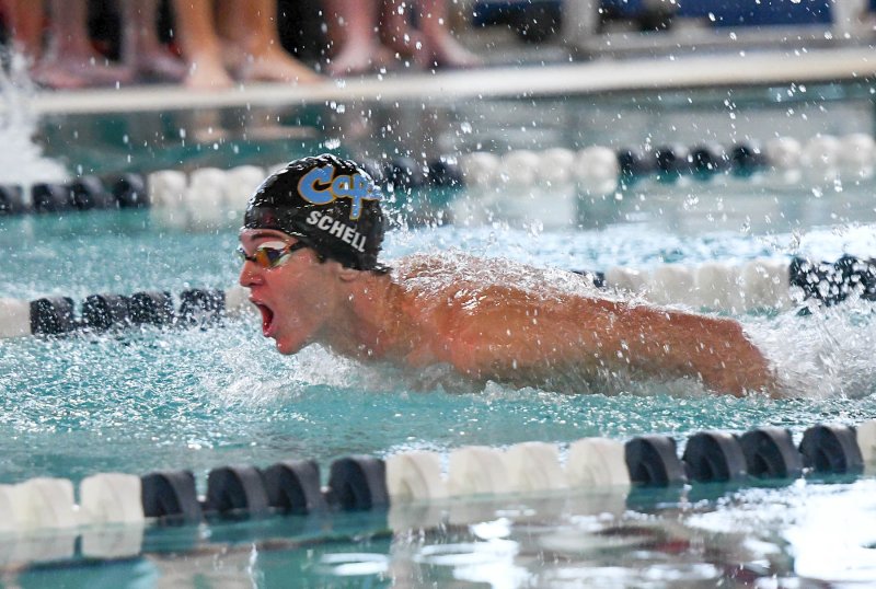 Brady Schell wins the IM with a time of 2:05.38.