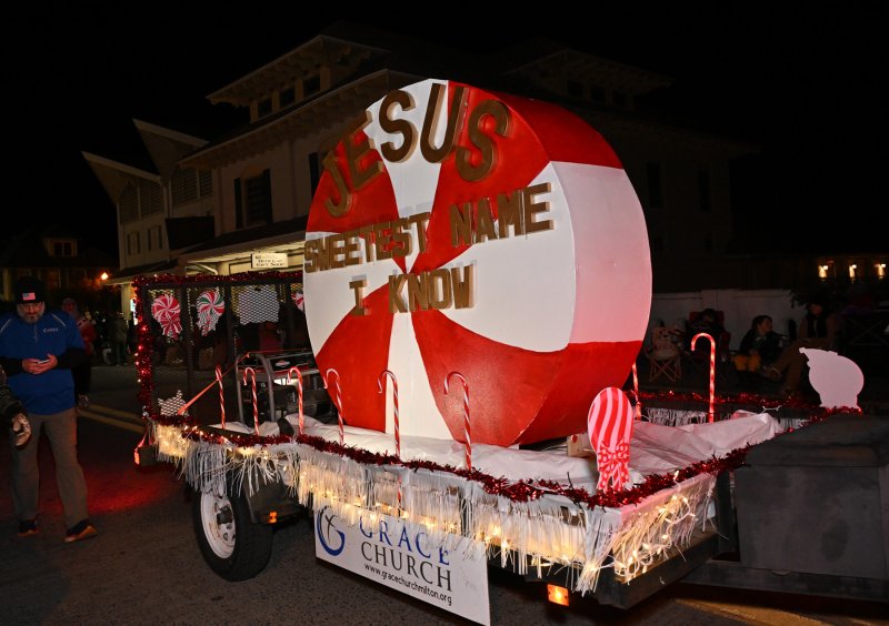 Grace Church has a sweet float.