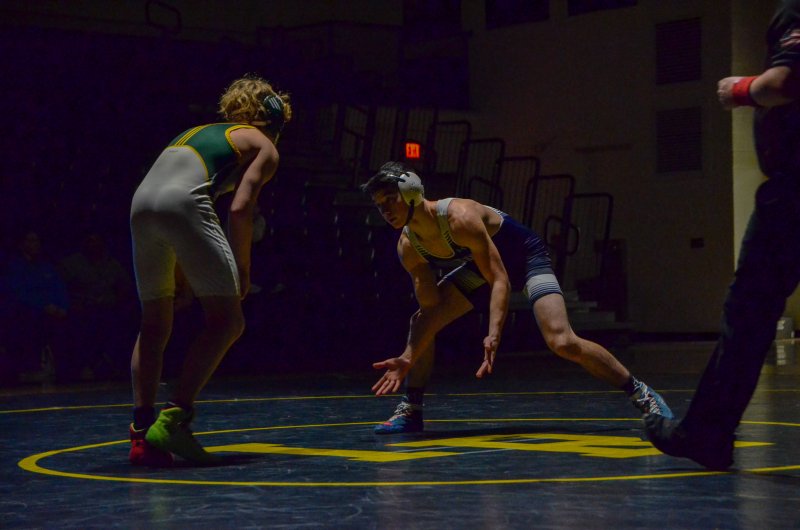 Sussex Academy senior Ryan Buckler invites a challenge.
