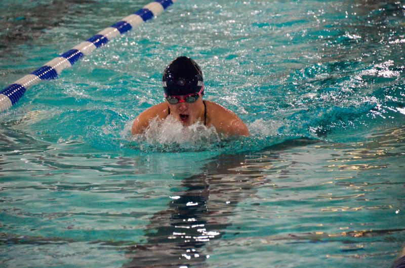 Sussex Academy sophomore Gretchen Maughan came through with a dub in the breast.
