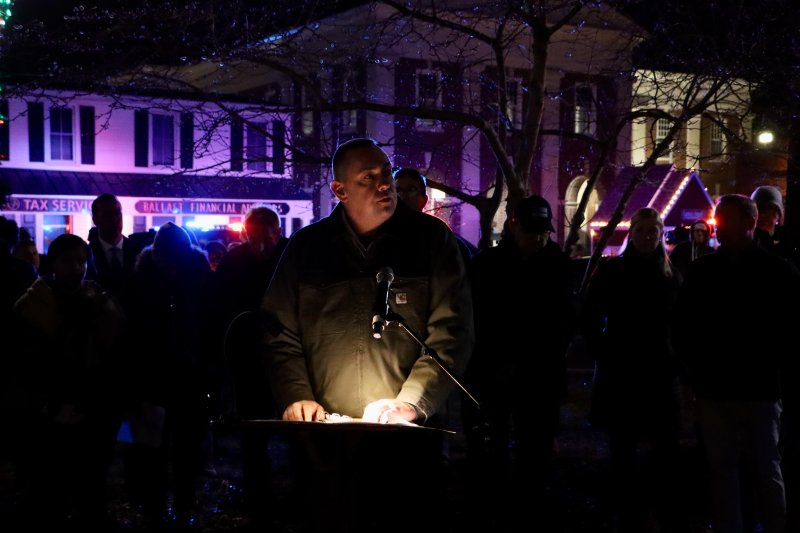 Sen. Brian Pettyjohn, R-Georgetown, helped organize the vigil. He said, “There was an unspoken pact that, each time the unspeakable has happened in another community in Delaware, we show up. We support the family and the colleagues of the fallen.”
