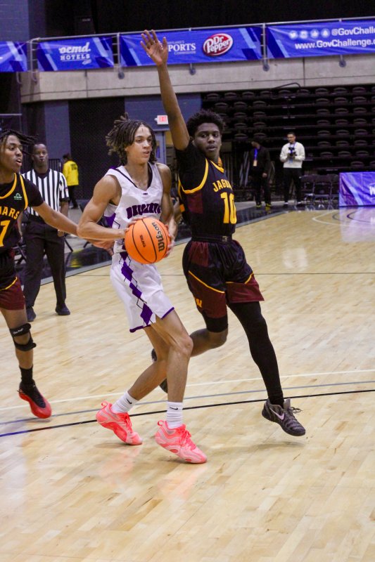 Royals senior Seth Mifflin pumps the brakes.