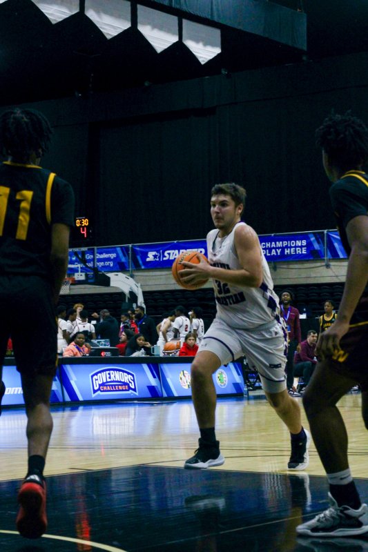 Royals senior Andrew Collins enters the fast lane.