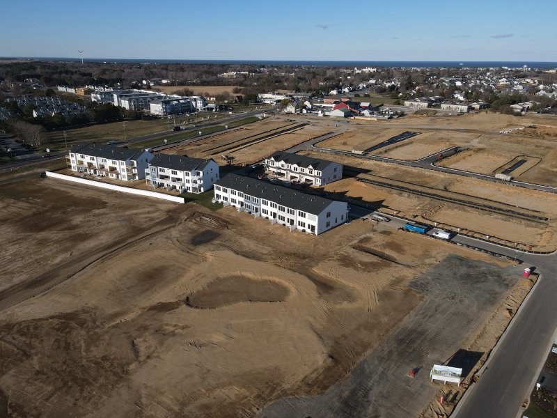 Mitchell’s Corner is under construction on Kings Highway in Lewes. NICK ROTH PHOTO
