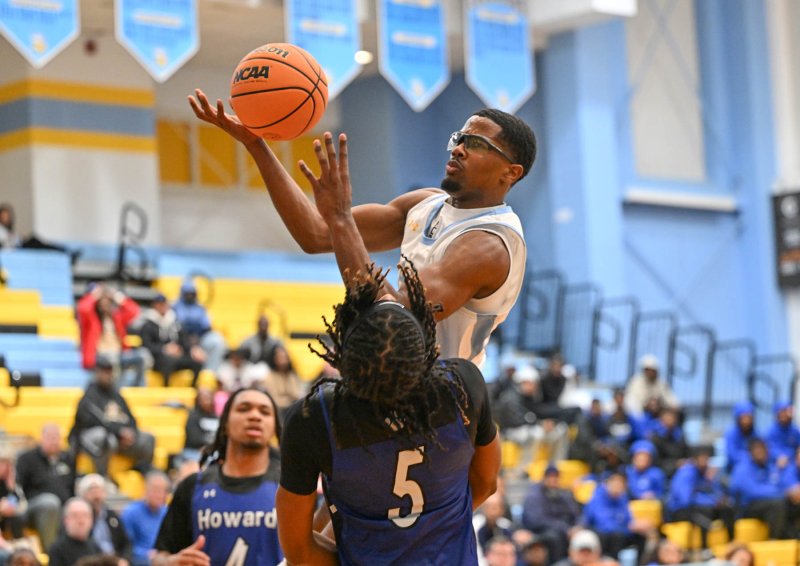 Cape junior Oz Batson snags one of his five rebounds in the comeback.