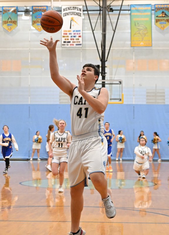 Cape sophomore Michael Anthony hits a deuce.