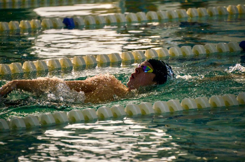Ravens freshman Ethan Schirmer took first in the individual medley.