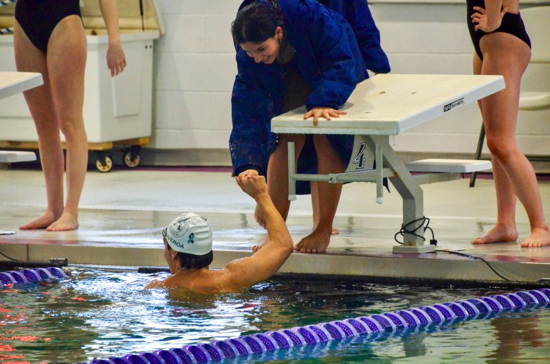 Seahawks senior Angel Figueroa won the butterfly with a 55.48 time.