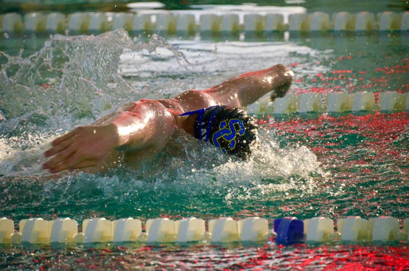 Sussex Central senior Gary Layfield won the butterfly.