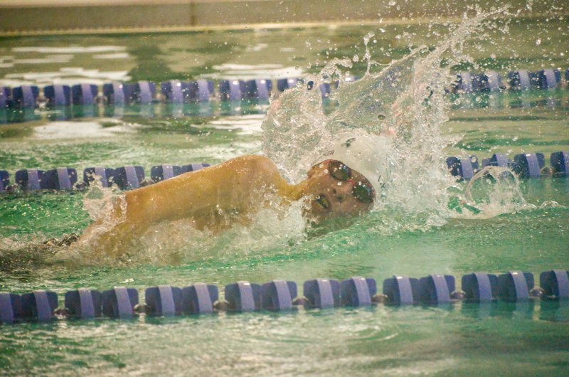 Seahawks junior Michael Whitaker won the 100 freestyle.