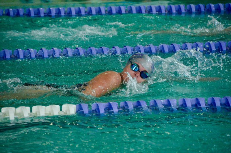 Royals senior Libby Dawson takes in some air.