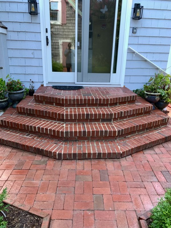 The home after being treated by Richmill Power Washing.