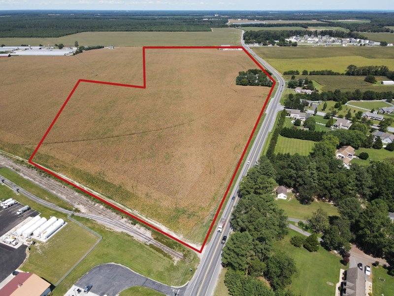 Sussex County Council held a public hearing Jan. 6, on a request by Reed Farms LLC to change the designation of three adjacent parcels from low density to developing area on the county’s future land-use map. NICK ROTH PHOTO