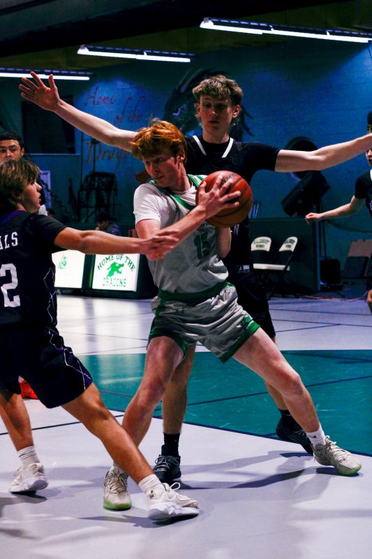 Delmarva Christian junior Noah Barbrow keeps the pressure up.