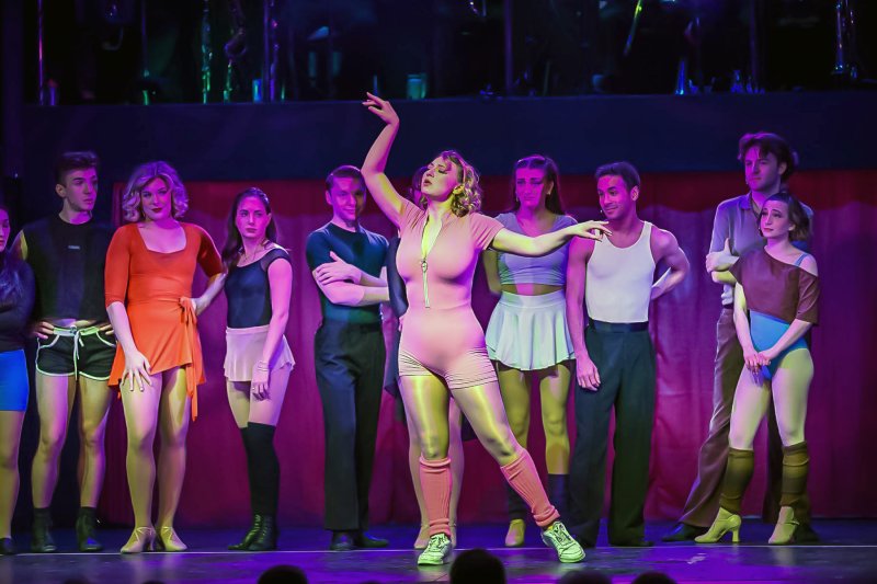 Val Clarke, aka Audrey Beyersdorfer, performs “Dance: Ten, Looks: Three.”