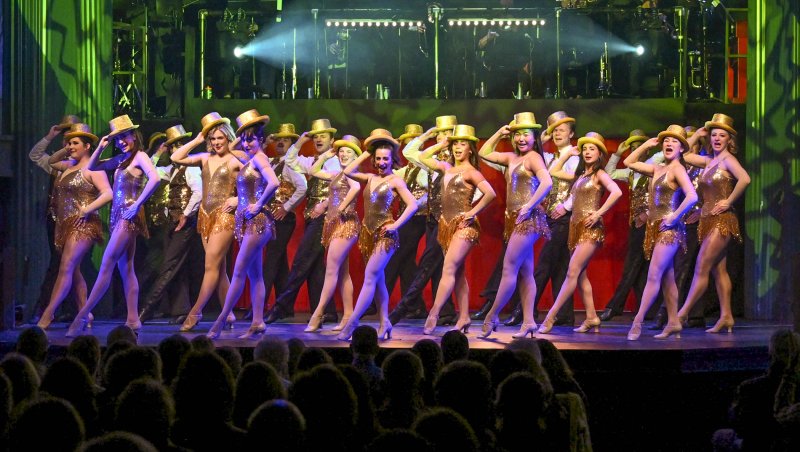 The cast from “A Chorus Line” performs "One" at the Milton Theatre Feb. 13. The performance celebrates the 50th anniversary of one of the most acclaimed Broadway musicals in history. Performances run until March 8. The actors are (l-r) Mia Mintz, Natalie Steele, Ellie Racunas, Juliana Conte, Joseph Davila, Jake Daley, Madi Bunzey, Sophia LaCorte, Veronica Carolina Leita, Laura Rong, Jacob Fischer, Emma Kantor, Elizabeth Cowperthwaite and Audrey Beyersdorfer.