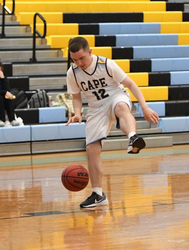 Cape sophomore Zackary Valles does some fancy dribbling.