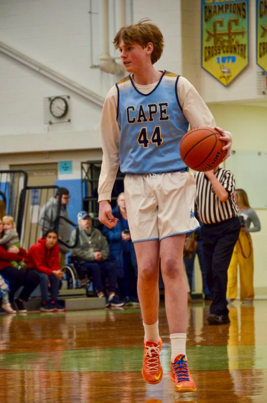 Vikings senior Erichson McMahon starts the offense.