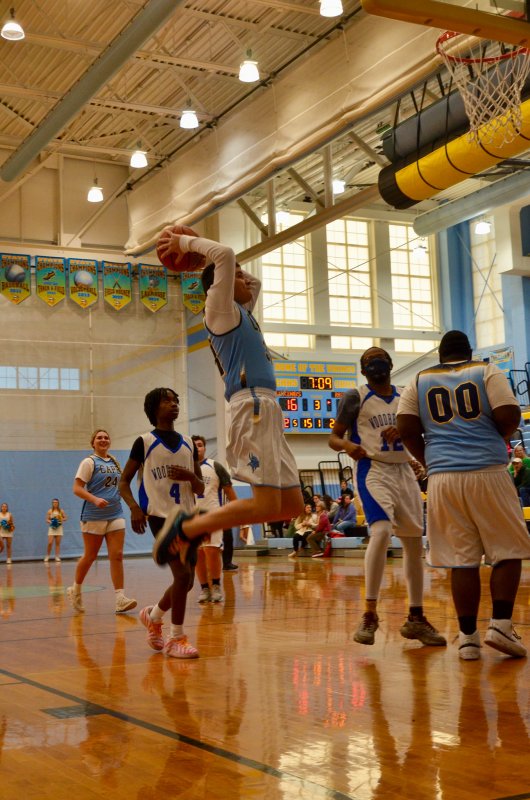 Cape freshman Julian Puente has some hops.