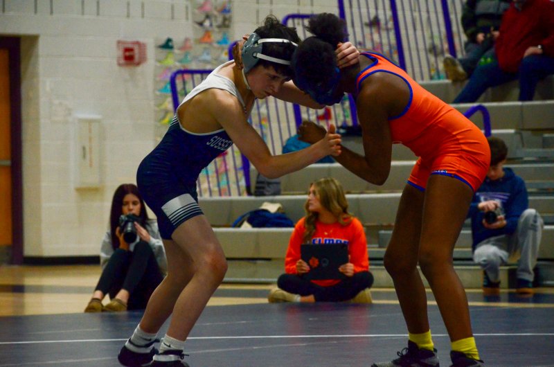 Seahawks freshman Ryan Pena tries to take control early.