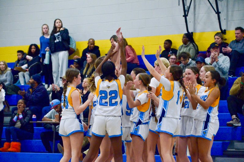 Beacon celebrates their 11th win of the year and their appointment in the title game.