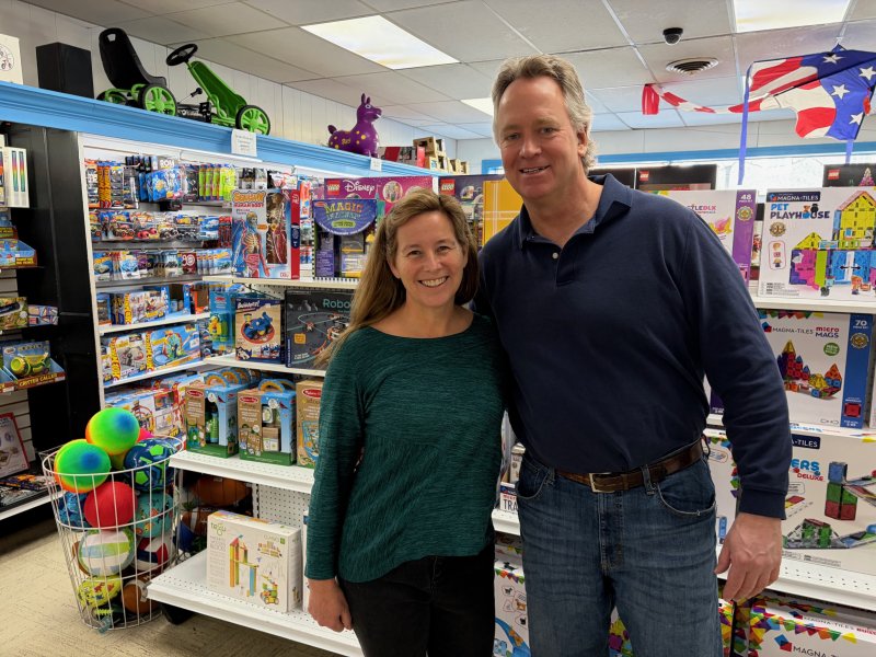 Lori and Sandy Smyth are set to open a new Kids’ Ketch store in downtown Milton at 113 Union St. The store will feature toys, games, puzzles and crafts, among other offerings. RYAN MAVITY PHOTO