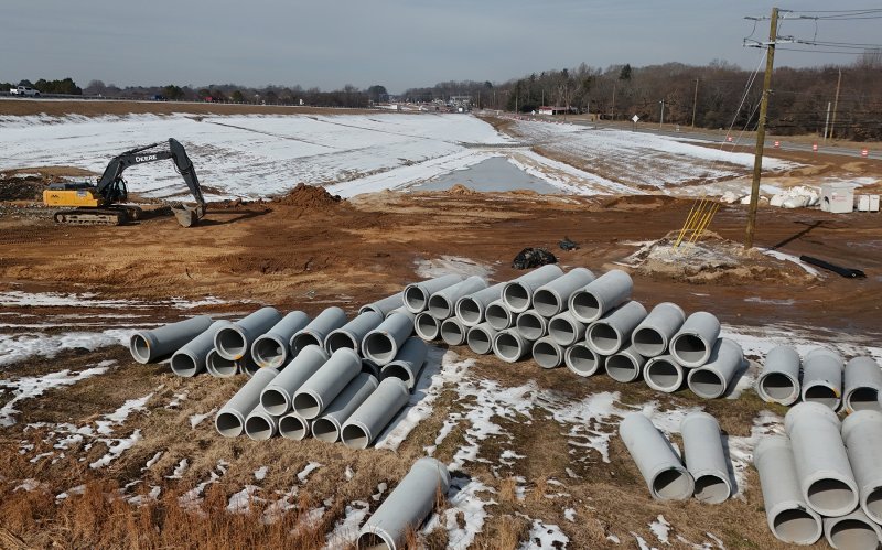 A large-scale project requires a lot of infrastructure.