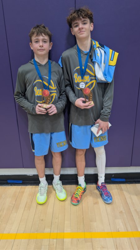 Beacon seventh-grader Lucas Skonieczki and eighth-grader Nigel Ament made the all-bracket team.