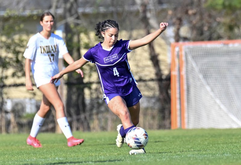 Royals junior Zhandra Martinez-Nieto controls play in the midfield.