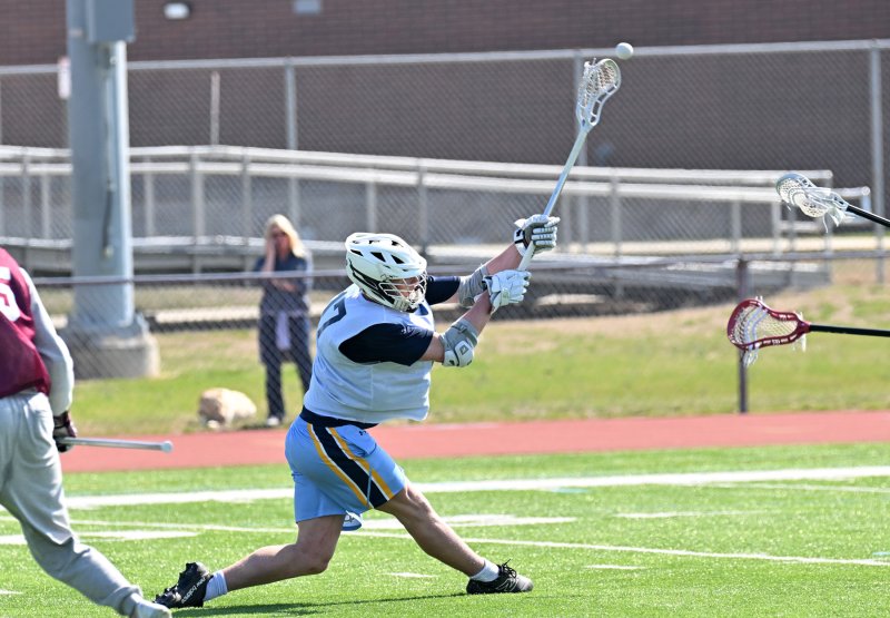 Senior Brenner Short cranks the rock and scores.
