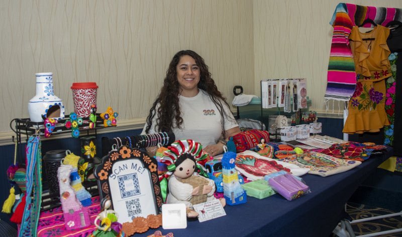 Itzayana Beranza-Cruz brought her Xaré Boutique to the expo.