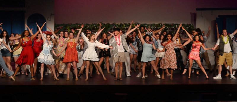 Everyone gets into the action during this song.