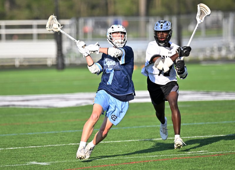 Cape sophomore Max Wyshock cranks the rock and scores.
