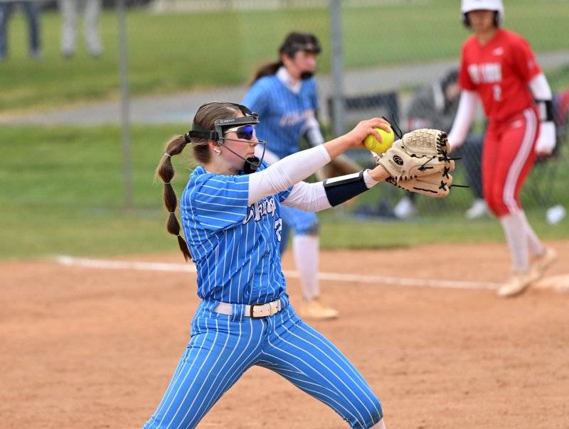 Cape freshman reliever Riley Windish delivers to the dish.