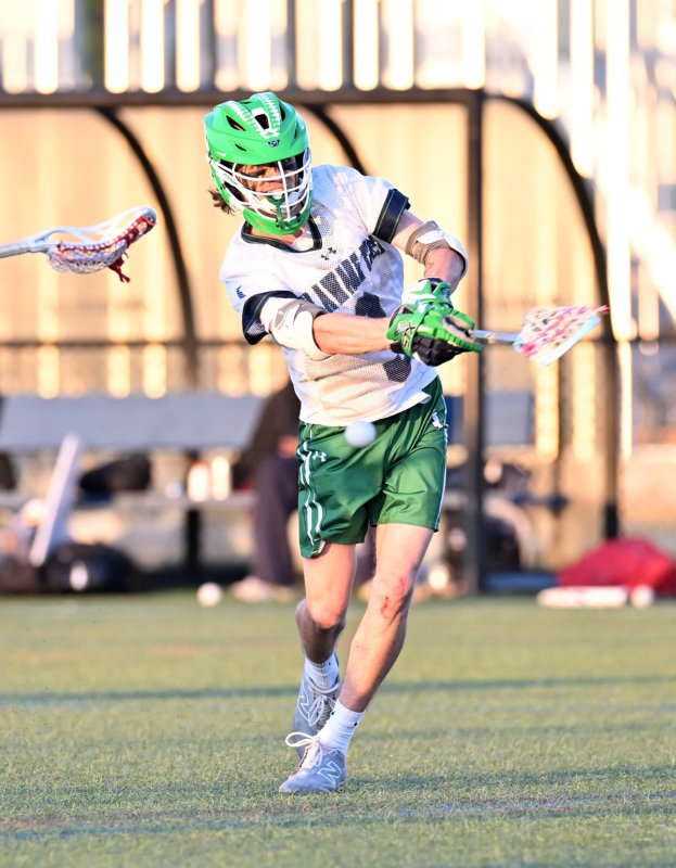 Ty Montgomery (Red Lion) shoots and scores for Del Tech.