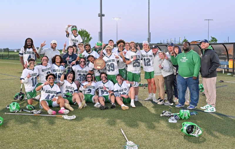 The Delaware Tech men’s lacrosse team defeated Mercer County Community College out of New Jersey 17-2 to win the Region 19 Championship. DAN COOK PHOTOS