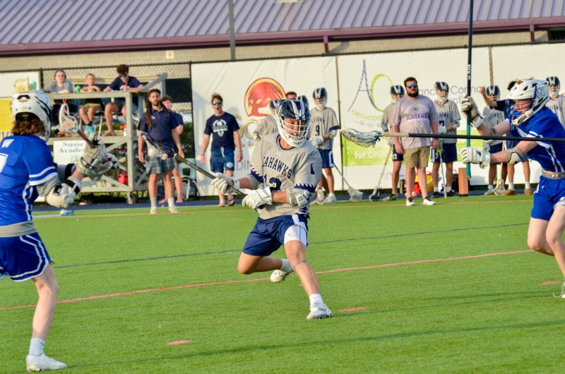 Seahawks freshman Caleb Siok got some valuable minutes in the win.