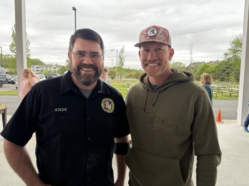 Overseeing the festivities is Revelation co-owner Patrick Staggs, right, along with Andy Pool of Apothecary Brewing in Claymont. RYAN MAVITY PHOTOS