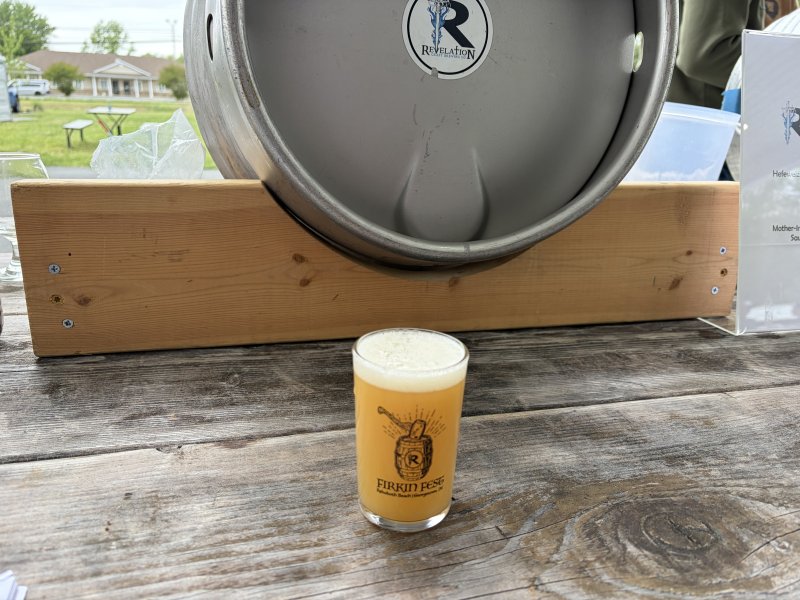 Revelation’s Firkin Fest special take on the brewery’s popular Mother-In-Law IPA, was made into a hazy style with the addition of nelson, sauvin, mosaic and simcoe hops.