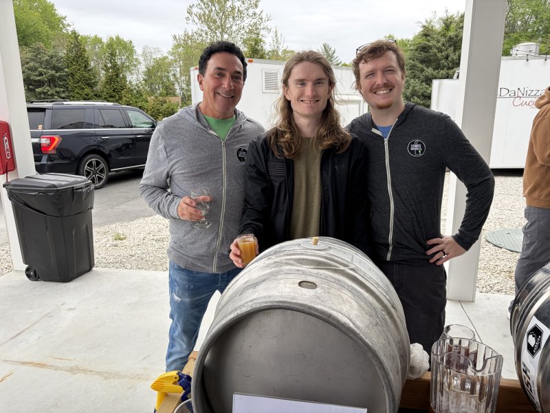 Representing Lewes Brewing Company are (l-r) owner Dave Jones, Joshua Johnson and Josh “Bunky” Dorofee.