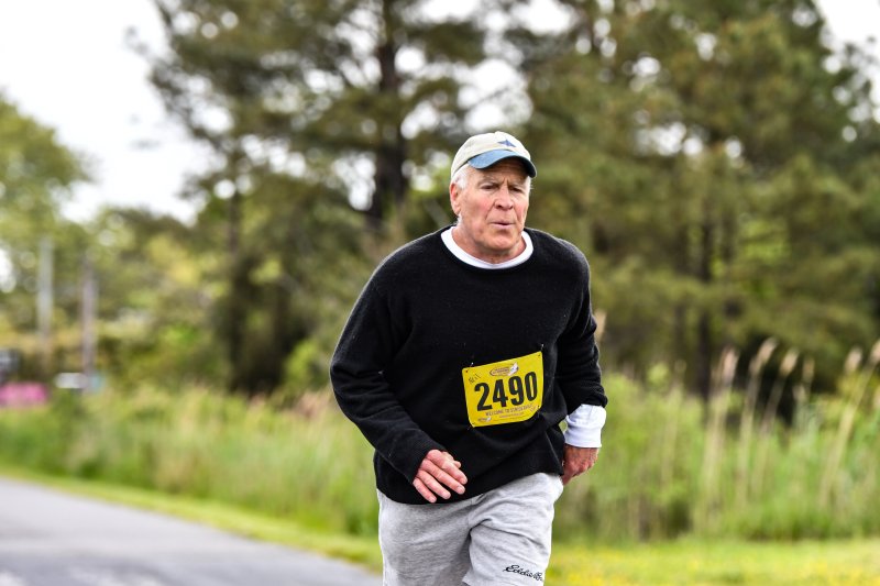 Neil Cummings is looking good at 74.