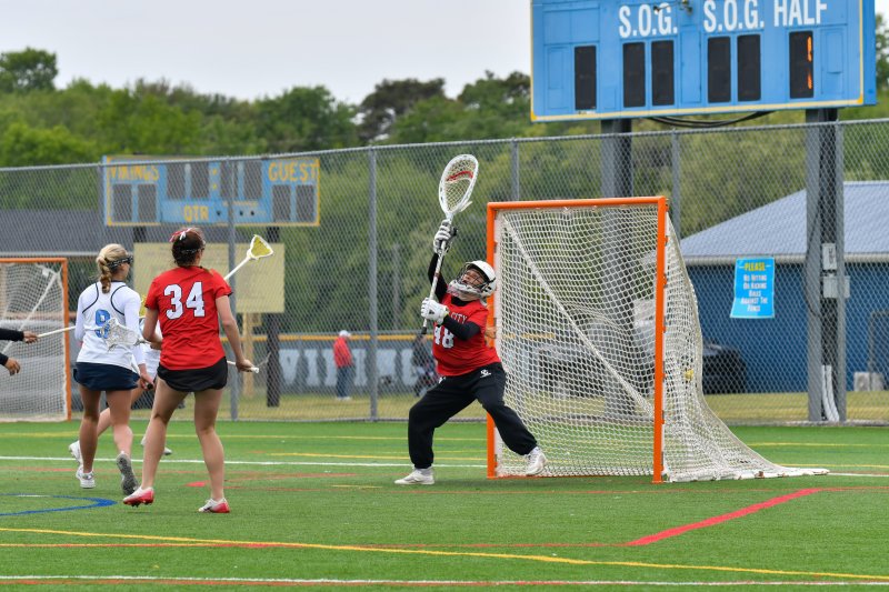 Haley Gamuciello cuts to the goal and scores.
