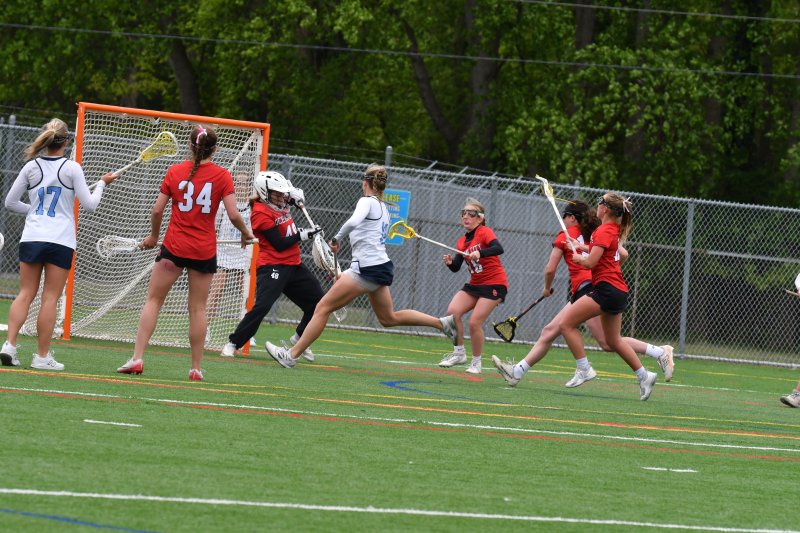 Alley Diehl scores from close range.