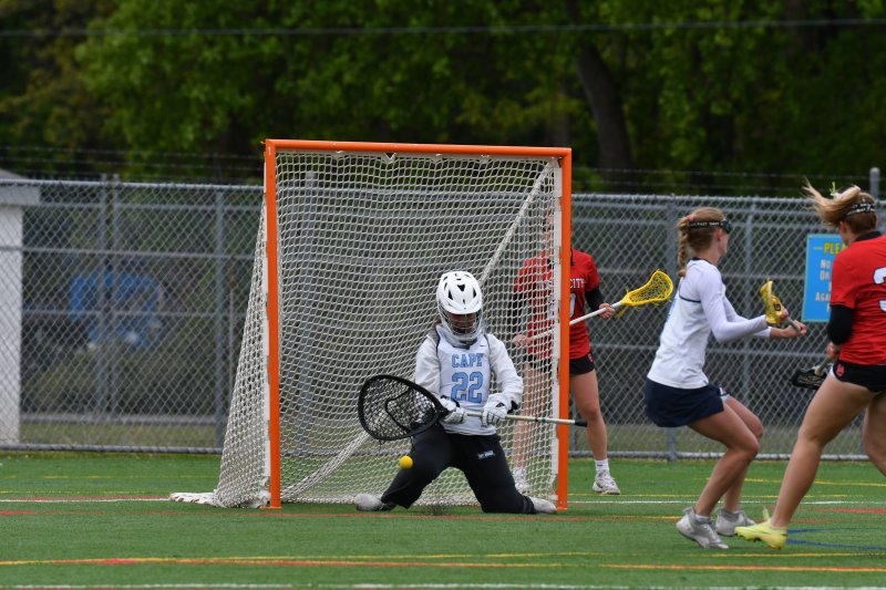 Emily Wells makes a save versus Ocean City.
